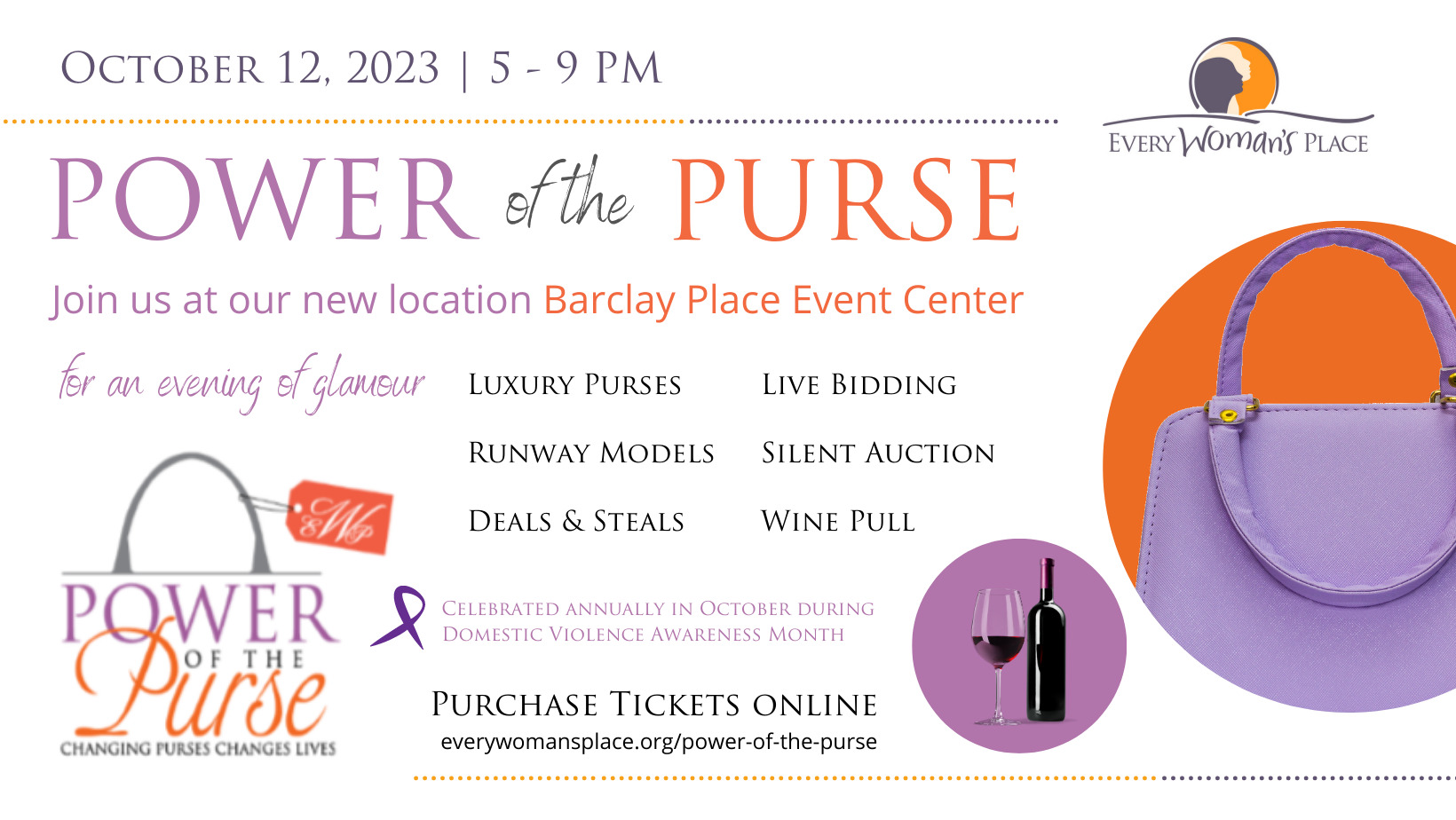 Power of Purse Event Flyer